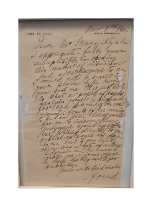 Freud to Roger Money-Kyrle, 8 November 1932