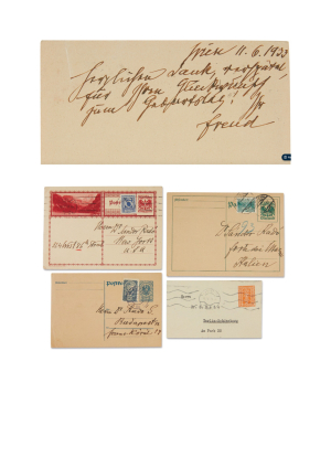 Freud to Sandor Radó, 1921-1933