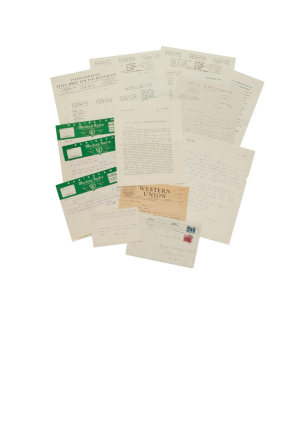 Sandor Radó, correspondence with various psychoanalysts including Sigmund and Anna Freud, Eitingon, Jones, etc, 1932-1936