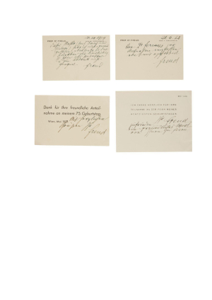 Freud to Sandor Radó, 1928-1936