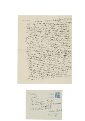 Freud to Sandor Radó, 3 October 1936