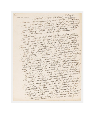 Freud to Emil Oberholzer, 9 December 1921