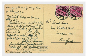 Jones, Freud, and others to Katherine Jones, 24 September 1921