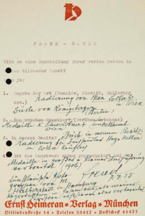 Freud to Ernst Heimeran, 7 July 1925
